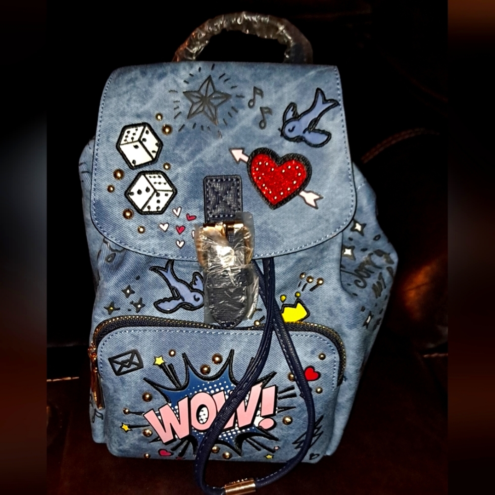 Graffiti Backpack purse